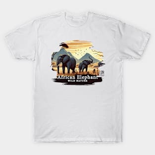 African Elephant - WILD NATURE - ELEPHANT -8 T-Shirt